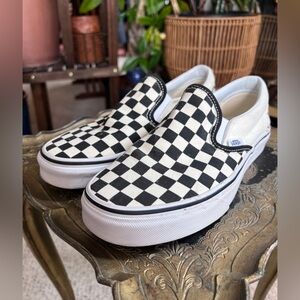 Vans Checkerboard Slip-On Sneakers